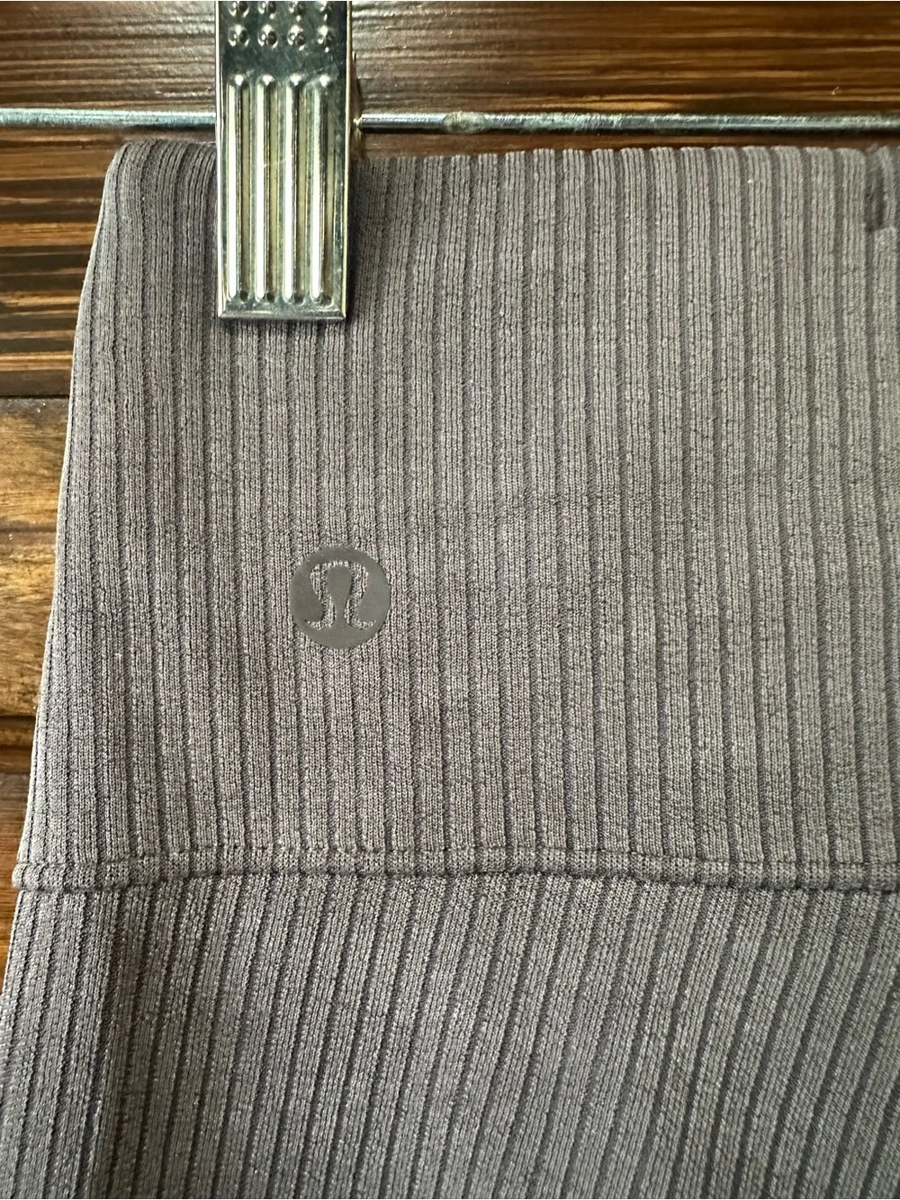 Lululemon Ribbed Softstreme Flared Pant in Espresso - Size 2 - Picture 8 of 10